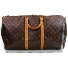 Load image into Gallery viewer, Louis Vuitton Boston Bag Keepall Bandouliere 55 M41414 Browns Monogram 1128310
