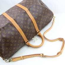 Load image into Gallery viewer, Louis Vuitton Boston Bag Keepall Bandouliere 55 M41414 Browns Monogram 1128310
