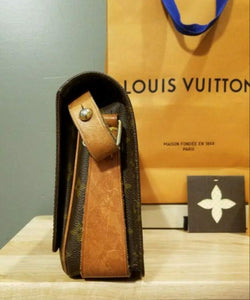 Authentic Louis Vuitton Cartouchiere Monogram Crossbody Shoulder Bag